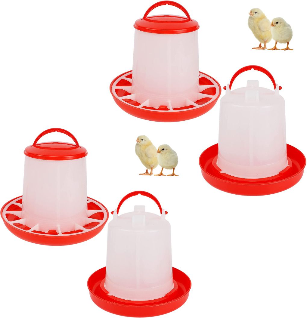 tm&w semi auto small birds' feeder 1.5kg drinker 1.5 ltr =2 pcs. For small chicks Common Bird Feeder-picture-11