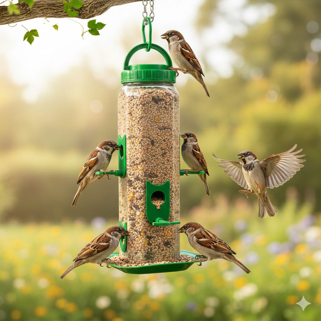 amijivdaya Window Bird Feeder Bird Feeder-picture-41