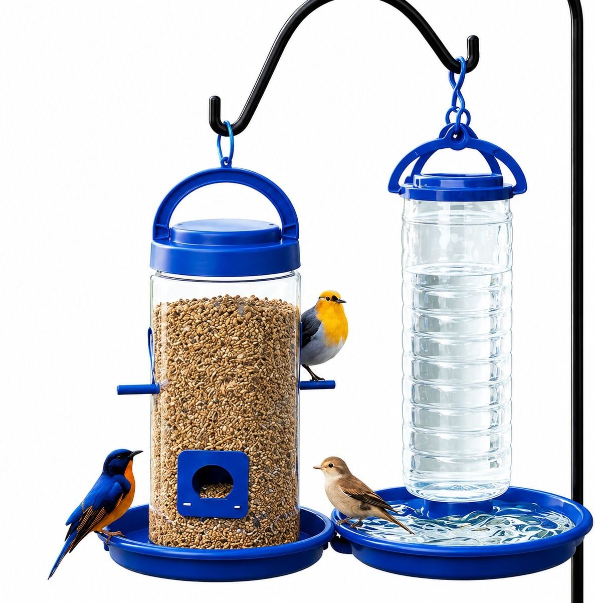Hanging Bird Feeder Set Window Bird Feeder Bird Feeder-image-27