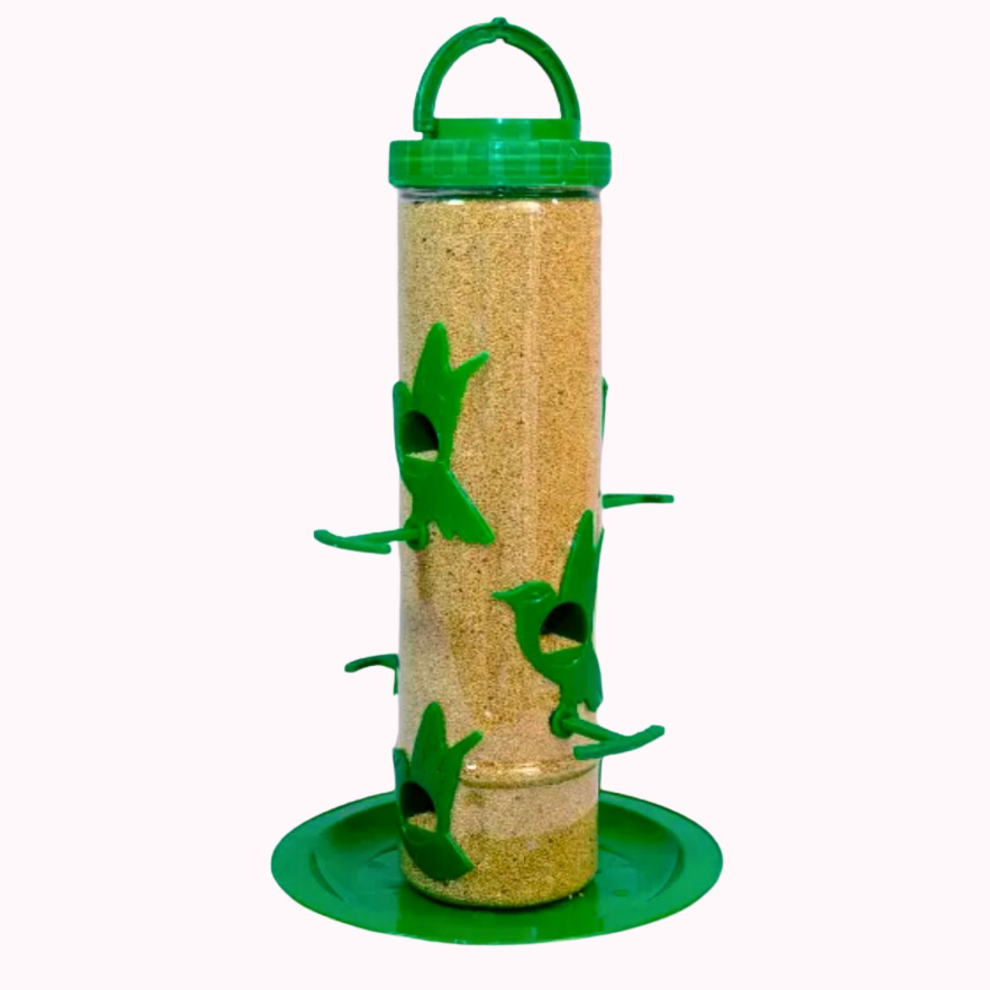 gkwings Large Capacity Feeder Tube | Hanging Outdoor Unit for Balconies Tube Bird Feeder-picture-35