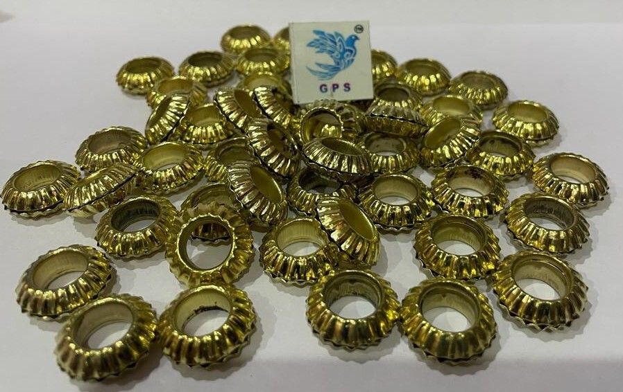 gautampetshop Pigeon Leg Metal Sound Ring (Golden Color) - 1000 Piece Window Bird Feeder-picture-28