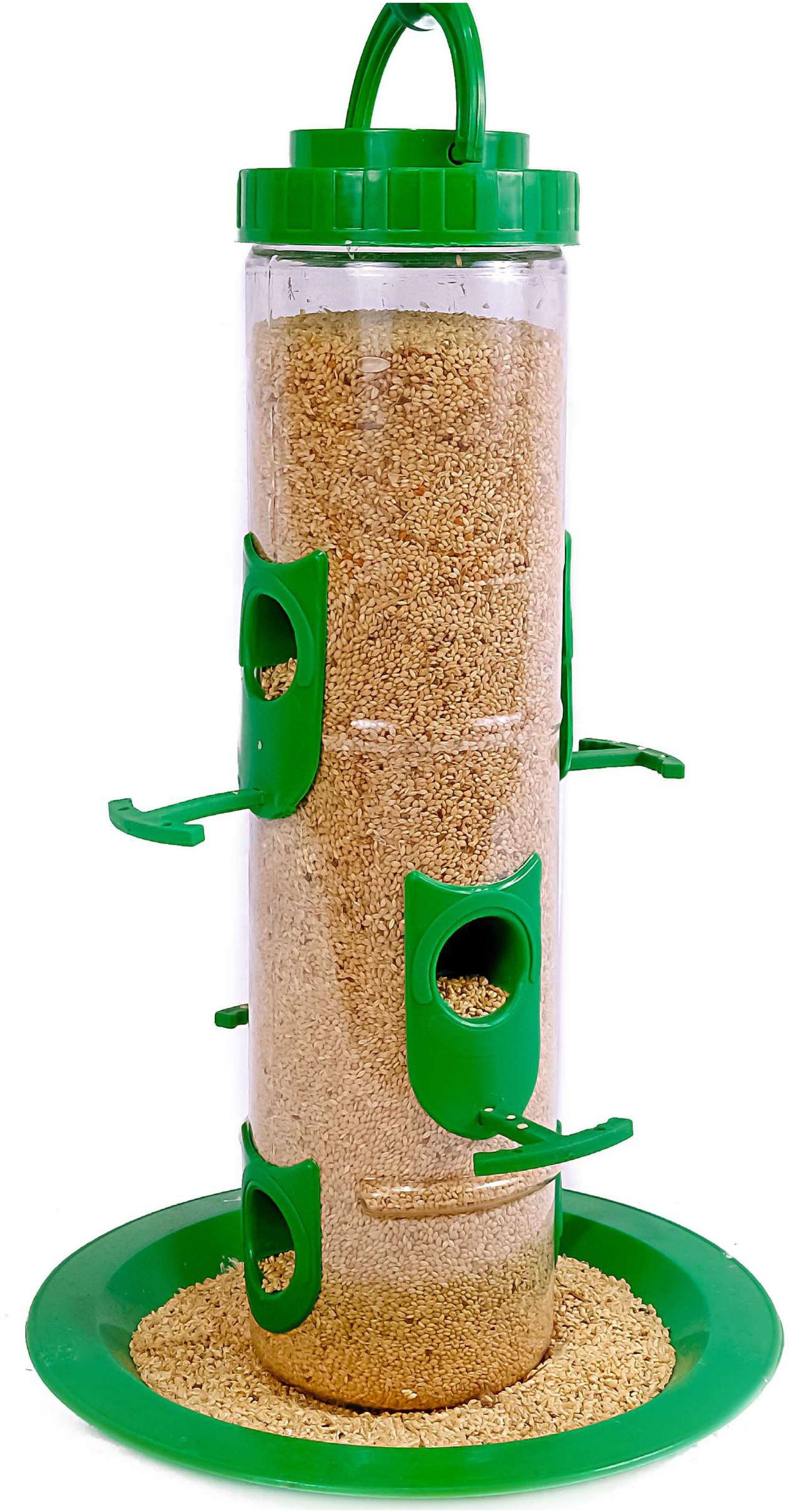 earthshine Automatic Bird Feeder, Hanging, Balcony, Bottle 6 Nozzle with Tray Window Bird Feeder Bird Feeder-picture-30