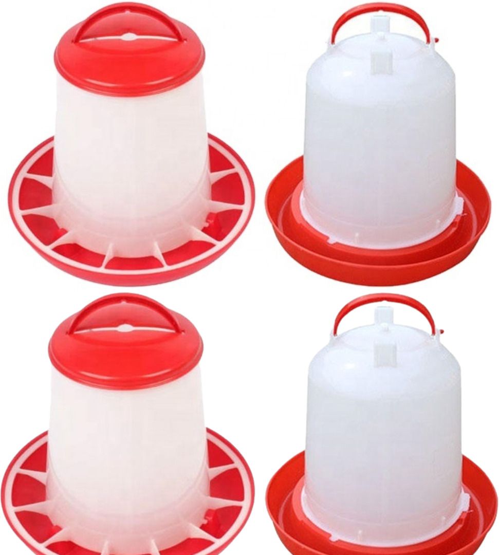 tm&w chicken quail 1.5kg Feeder-1pcs&1.5Ltr Drinker-1pcs=2pcs. For small chicks Common Bird Feeder-picture-24