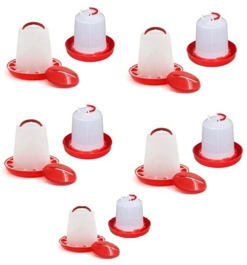 tm&w 1.5kg Feeder 5 Pcs & 1.5L Drinker 5 Pcs=10 pcs Window Bird Feeder-picture-16