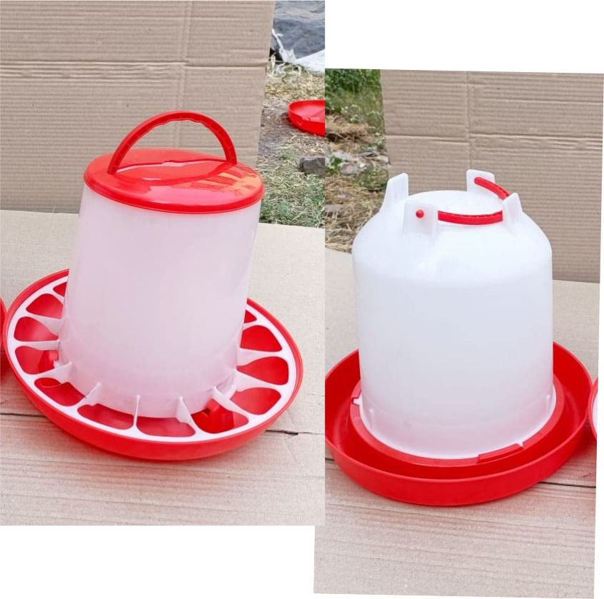 tm&w semi auto 1.5kg Feeder-1pcs&1.5Ltr Drinker-1pc=1 pcs. Common Bird Feeder-picture-38