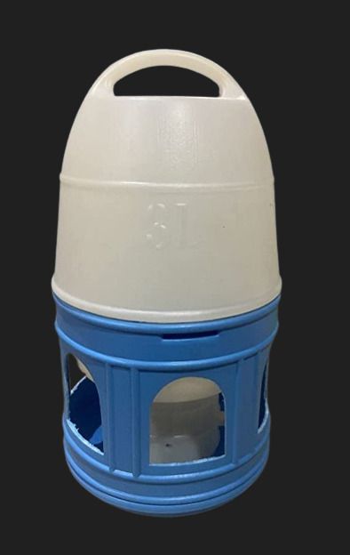 g p s Pigeon Water Drinker 3L - Blue Color Caged Bird Feeder-picture-41