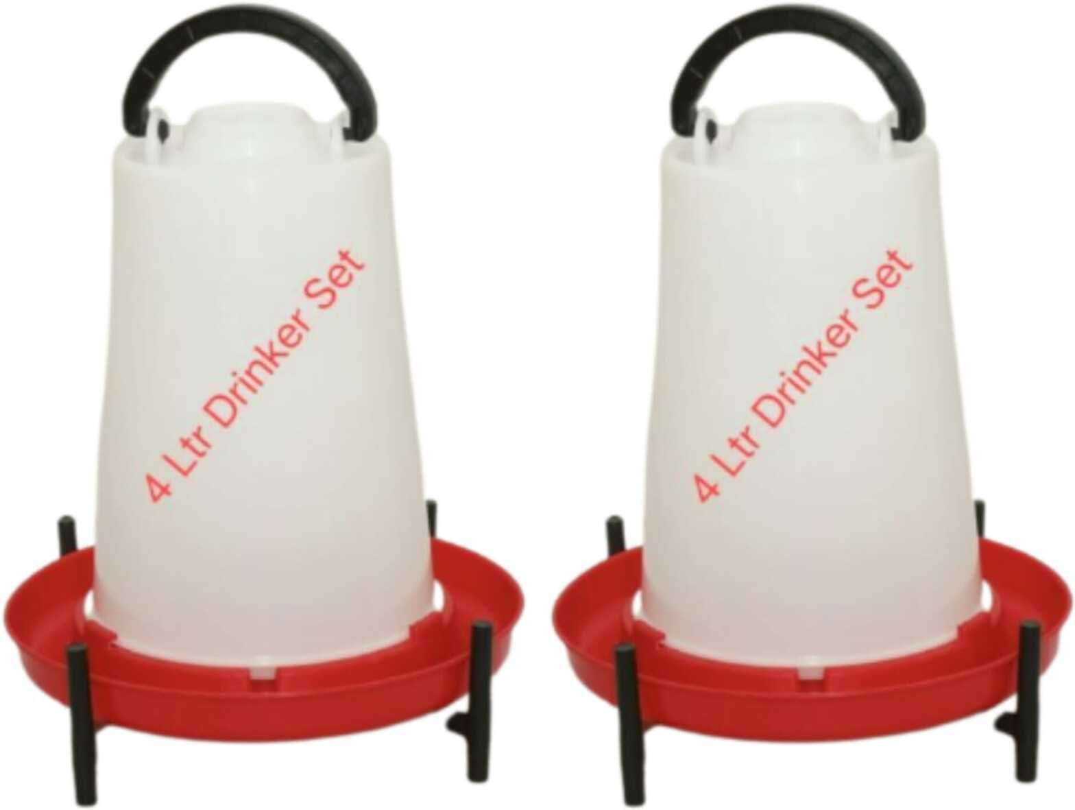 royal sri Chick drinker 4 litters (Set of 2 nos) Tube Bird Feeder-picture-12