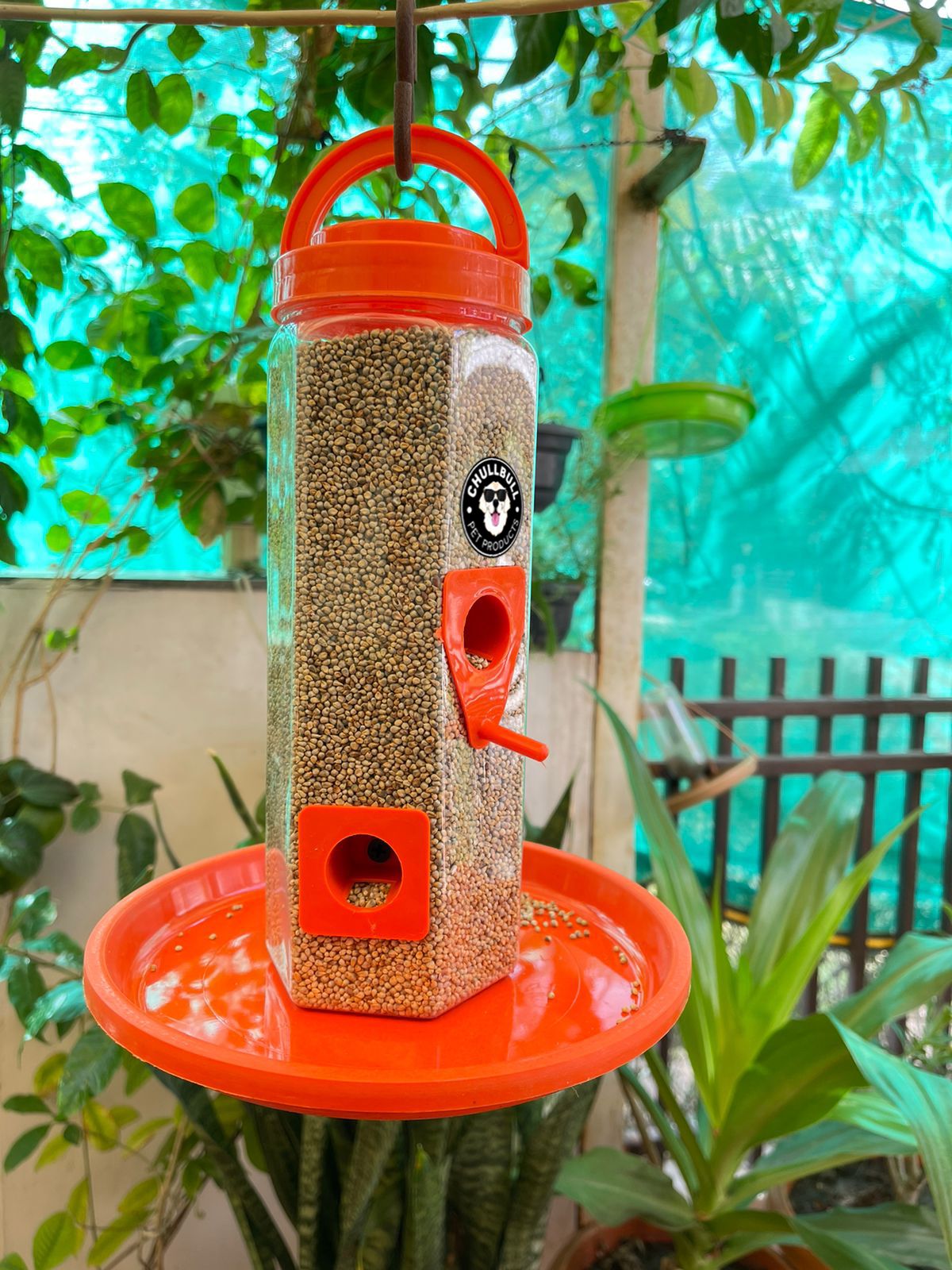 chullbull pet products BF001 Pole Mount Bird Feeder-picture-25
