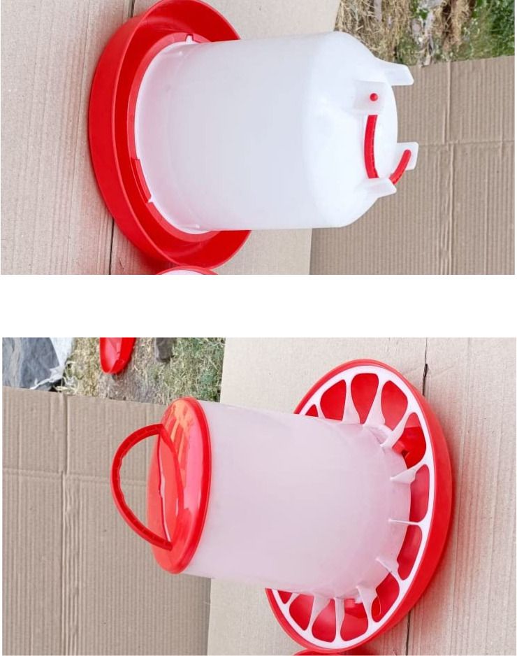 tm&w poultry chicken duck chicks 1.5kg Feeder-1pcs&1.5Ltr Drinker-1pcs=2pcs. Common Bird Feeder-picture-17