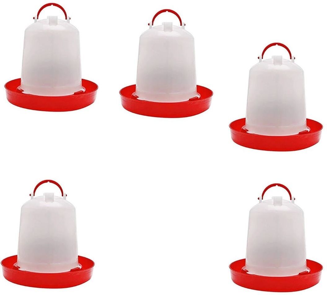 tm&w Semi Automatic Poultry Waterer 1.5 Ltr for All Birds Drinker 5 Piece Pack Window Bird Feeder Bird Feeder-picture-28