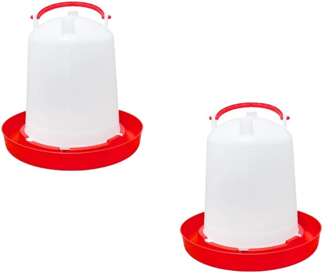 tm&w Semi-Automatic 1.5 Litre Poultry Drinker for Chickens 2 Piece Set Pack Window Bird Feeder Bird Feeder-picture-18