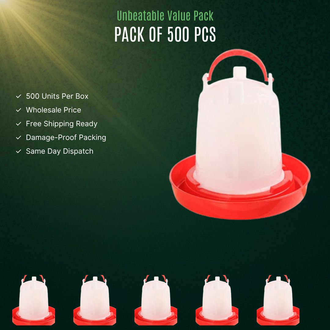 tm&w Premium 1.5L Poultry Drinker Set - 500 Pcs Semi-Auto Rust Resistant Window Bird Feeder Bird Feeder-picture-24