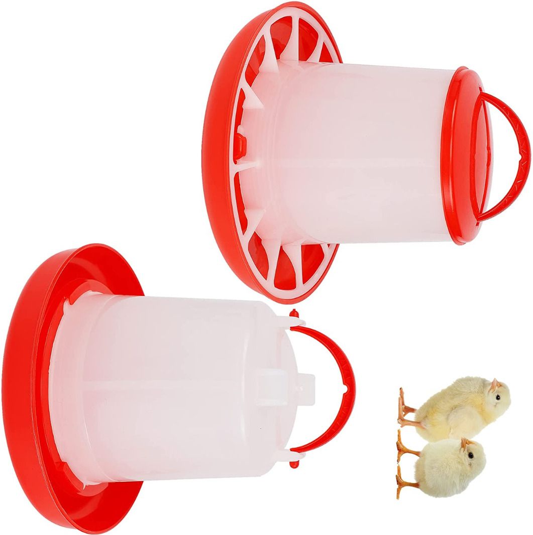 tm&w poultry chicken duck quail chicks 1.5kg Feeder-1pcs&1.5Ltr Drinker-1pcs=2pcs Common Bird Feeder-picture-25