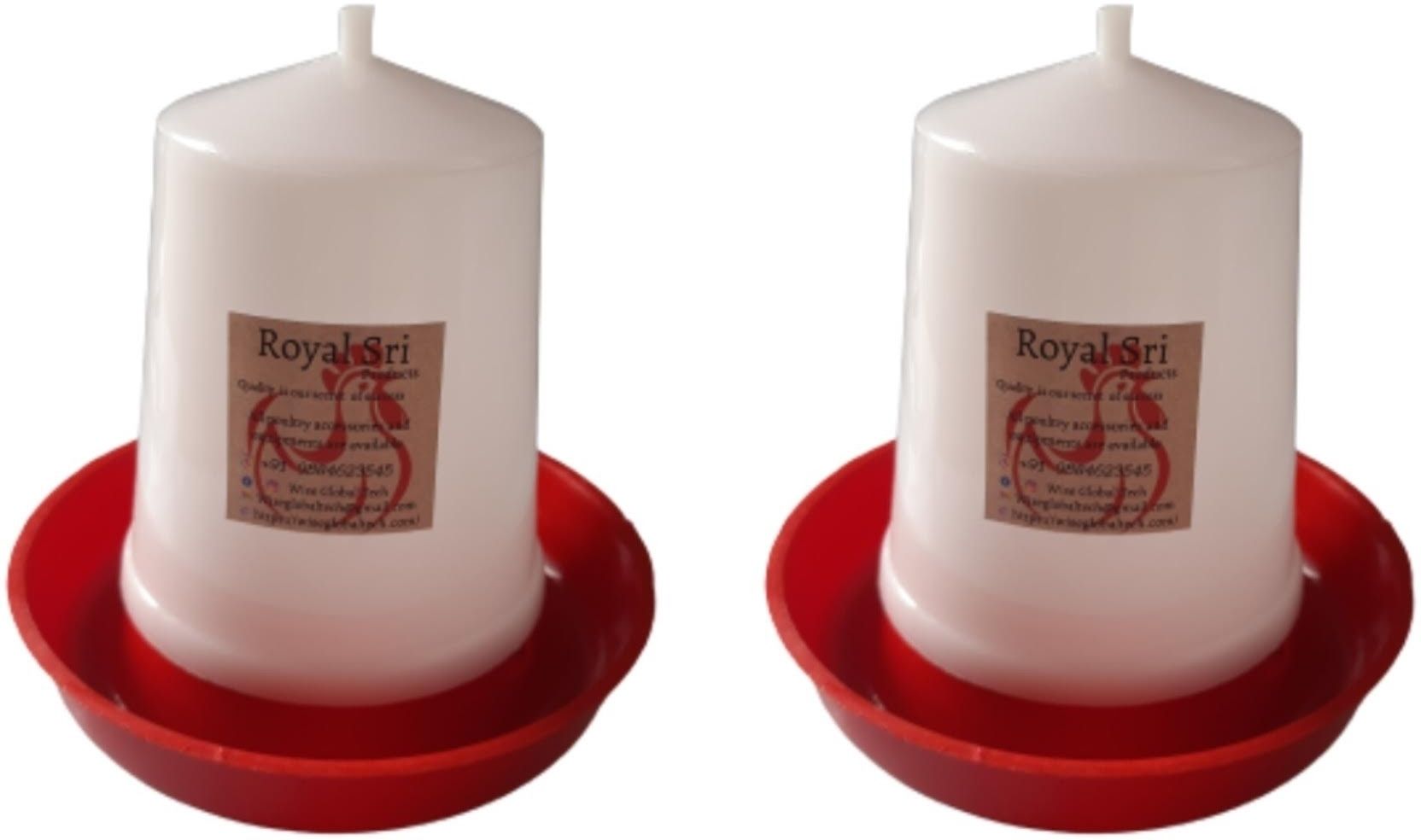 royal sri 500ml drinker (Set of 2 Nos) Tube Bird Feeder-picture-24