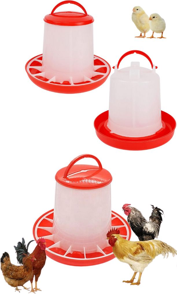 tm&w chicken quail,duck,turkey chicks1.5 Kg Feeder 1 Pcs 1.5 Ltr Drinker 1 Pcs=2pcs., Common Bird Feeder-picture-45