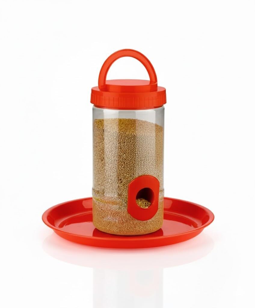 partyy paradise Hanging Food Feeder for Outdoor & Garden | Large Bird Feeder for Balcony Tube Bird Feeder-picture-18