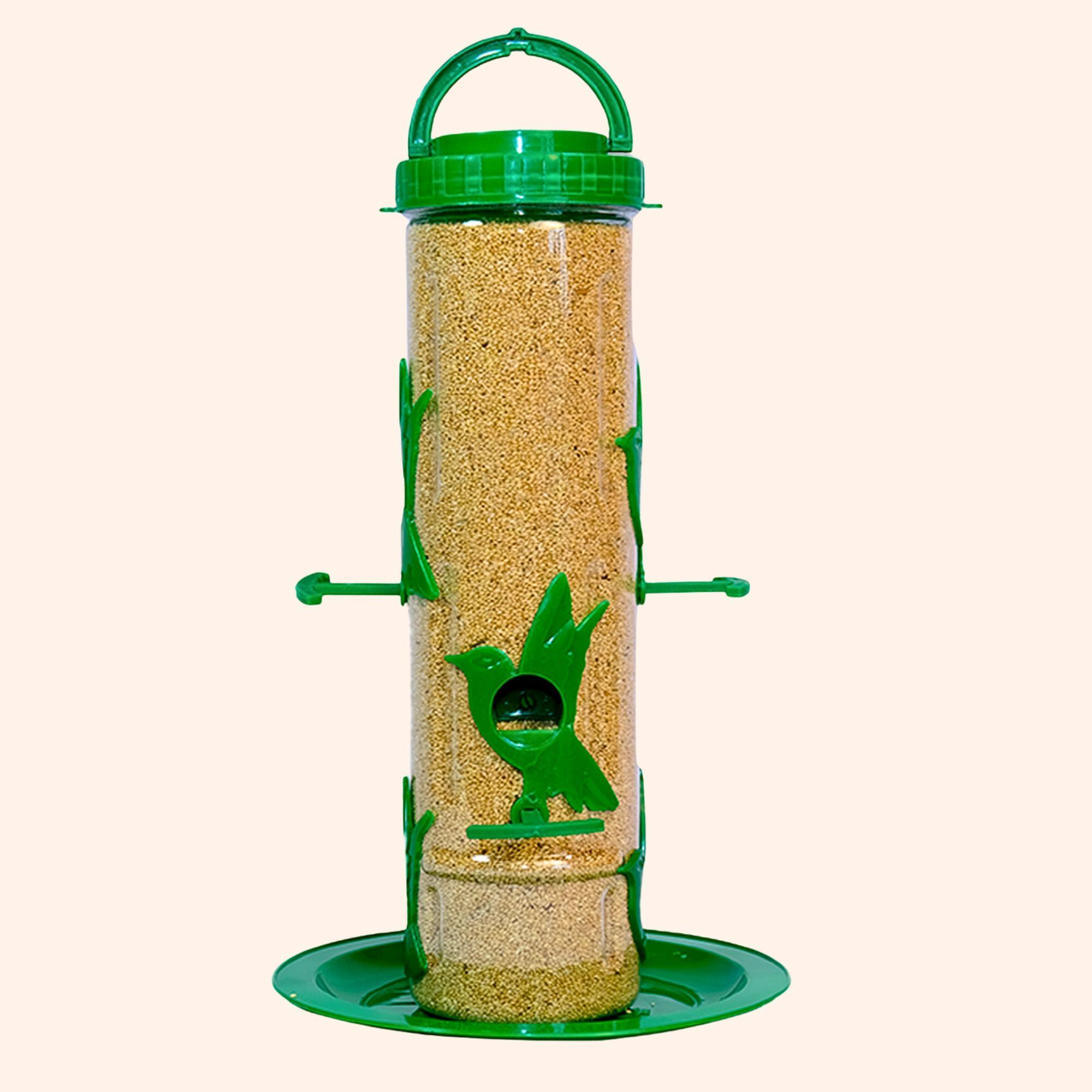 gkwings Outdoor Tube Feeder with 6 Ports | Weather-Ready Balcony Unit Window Bird Feeder-picture-25