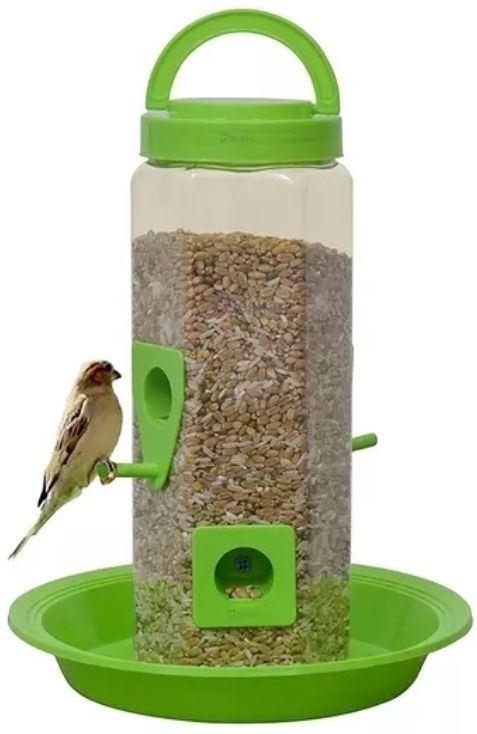 sojitra Bird Feeder Tower Hanging for Balcony Seed Container or Bird Food Feeder Stand Blue Bird Bird Feeder-picture-15