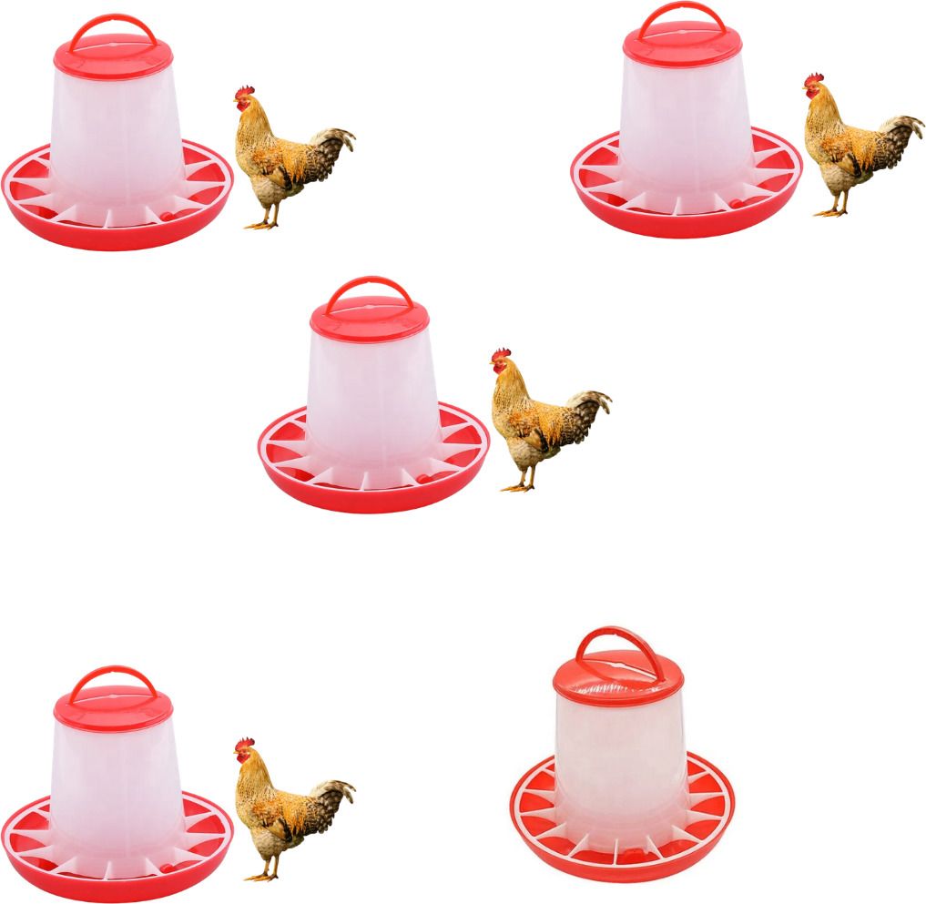 tm&w 1.5 Kg Bird Feeder Semi Auto Chicken Duck Turkey Quail Peacock Pack of 5 Window Bird Feeder Bird Feeder-picture-34