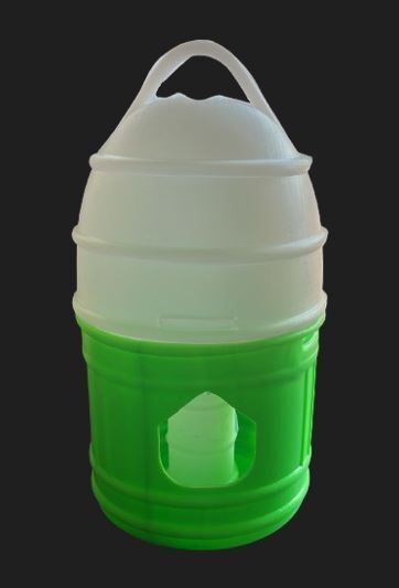 g p s Pigeon Water Drinker 1L - Green Caged Bird Feeder-picture-12