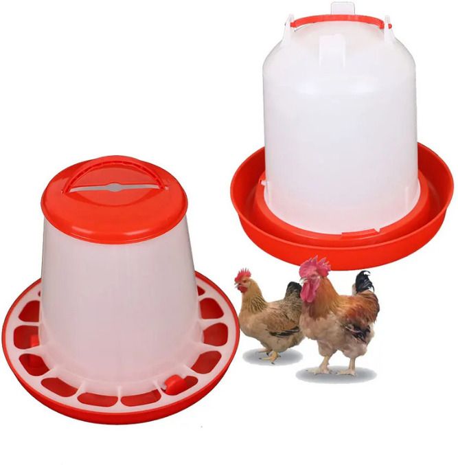tm&w Semi-Auto Poultry Waterer 1.5Ltr & Feeder 1.5Kg Pack of 2 Pcs Window Bird Feeder Bird Feeder-picture-24