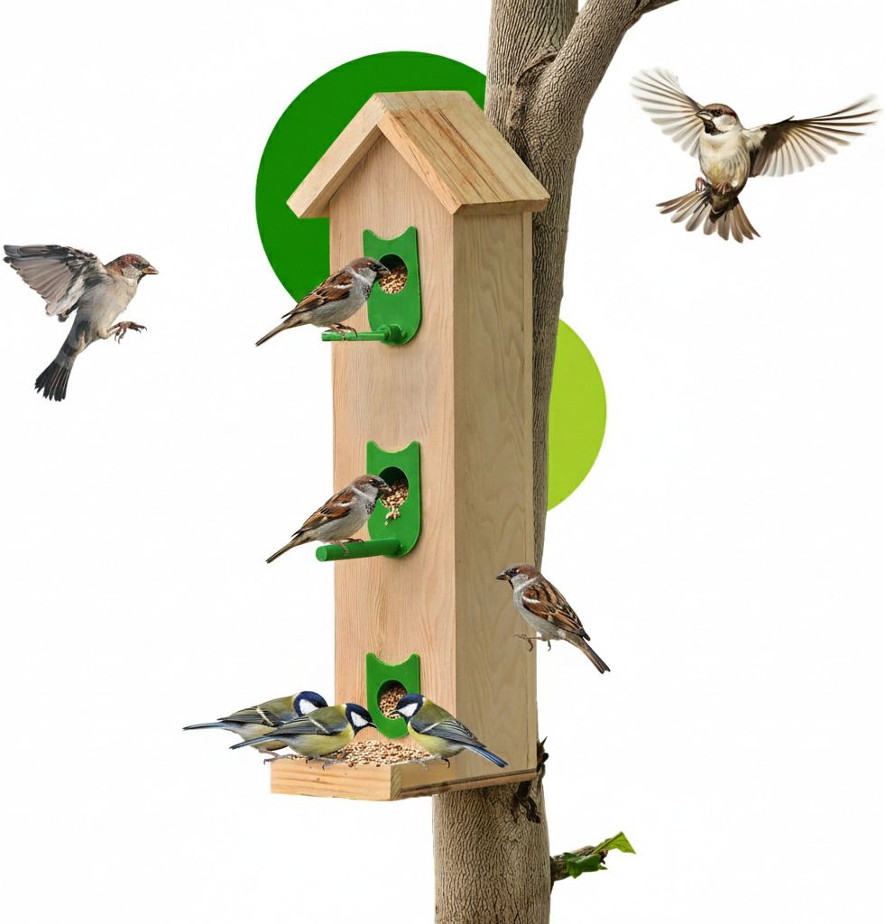 amijivdaya Window Bird Feeder Bird Feeder-picture-17