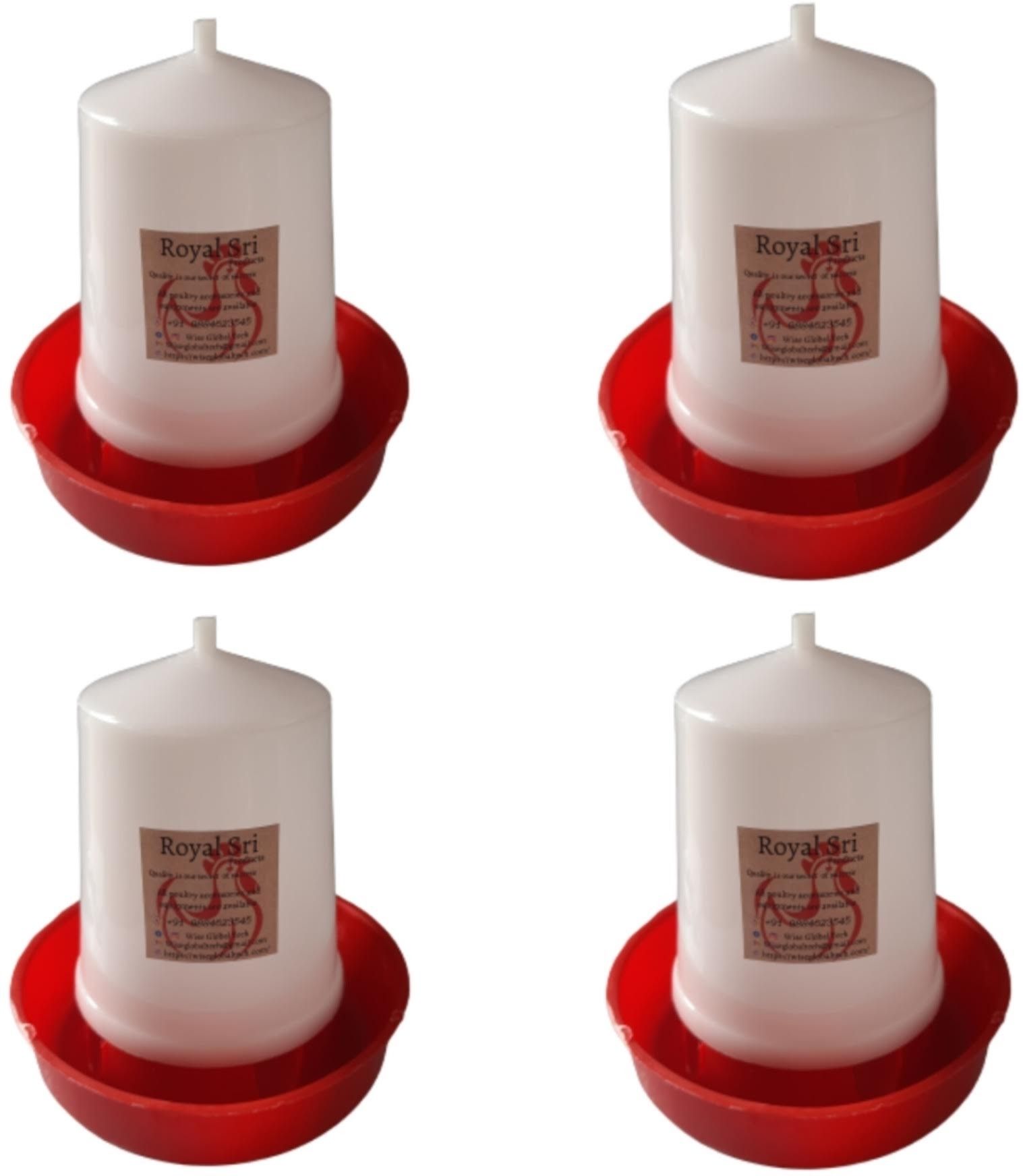 Chick feeder 500g (Set of 4 nos) Tube Bird Feeder