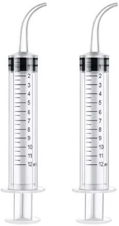 stmm Bird hand feeding curved syring-12ml (Pack of 2) Common Bird Feeder-picture-28