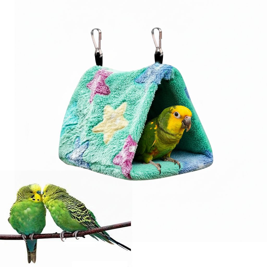 maycreate Warm Plush Hanging Bird Nest Bed Bird House-picture-33
