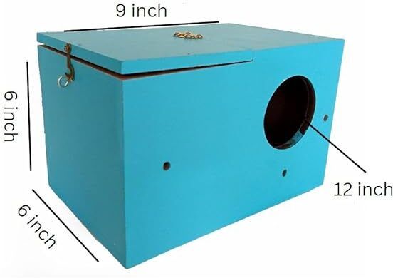 nov Breeding box for love bird, budgies and other free coco fiber Bird House-picture-15