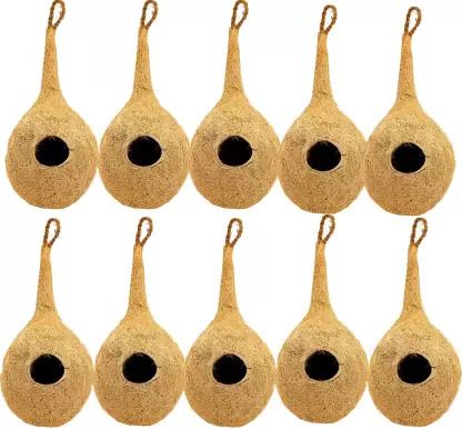 podhghar NATURAL BIRD NEST FOR ALL BIRDS AND SQUIRREL Bird House (pack of 10) Bird House-picture-27