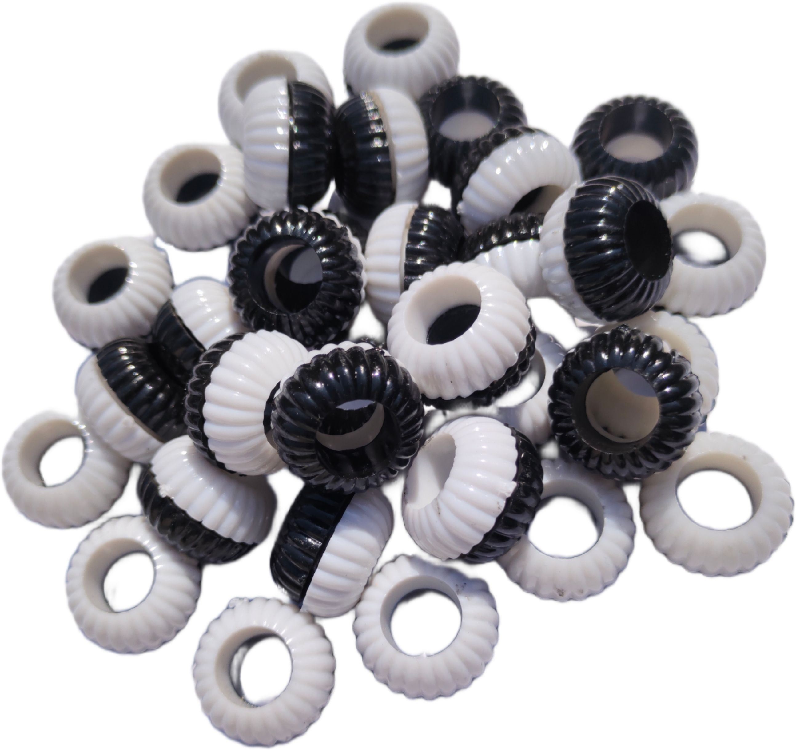hitesh Pigeon foot ring black &white 10 pcs Bird Shoulder Guard-picture-14