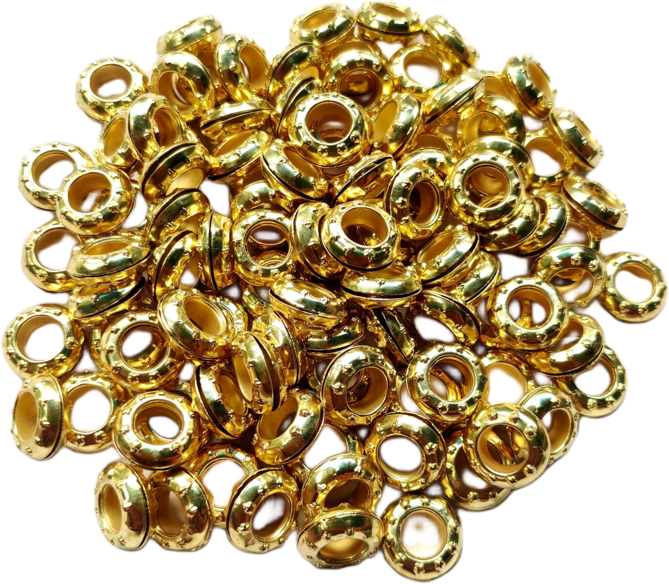 harry enterprises Gold Small Star 60 pcs Pigeon Foot Ring Bird Shoulder Guard-picture-11