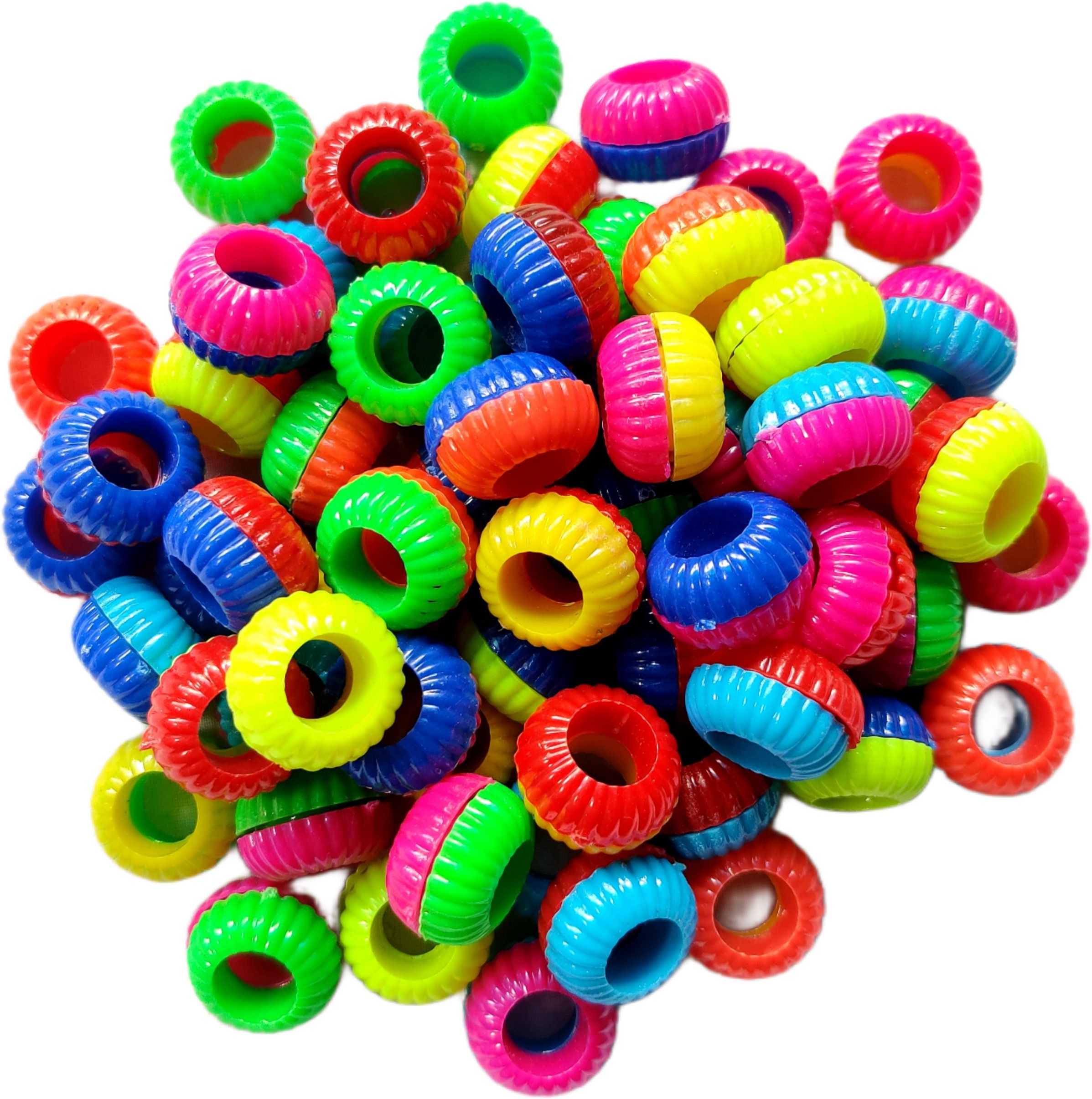 harry enterprises Mix Double Multicolours 20 pcs Pigeon Foot Ring Bird Shoulder Guard-picture-40