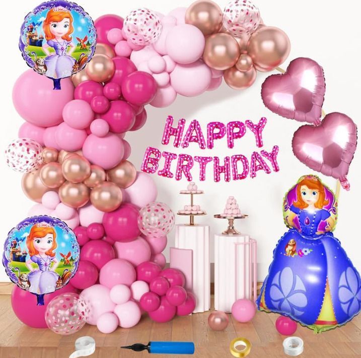 sofia birthday decoration kit for birthday decorations (fk-669)