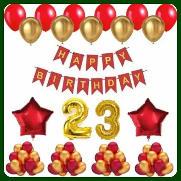 acril Birthday Party Decoration Combo Set For Celebration A820-picture-0