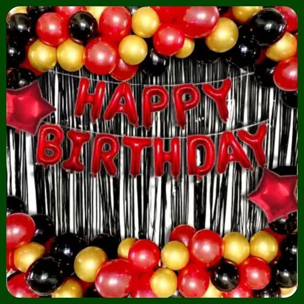 acril Birthday Party Decoration Combo Set For Celebration A698-picture-35