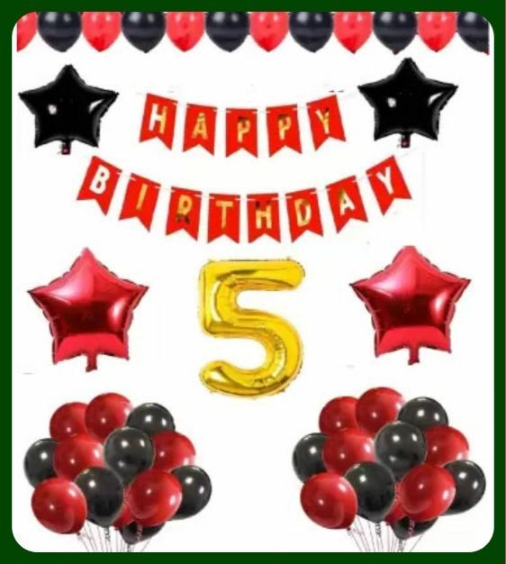 acril Birthday Party Decoration Combo Set For Celebration A418-picture-7