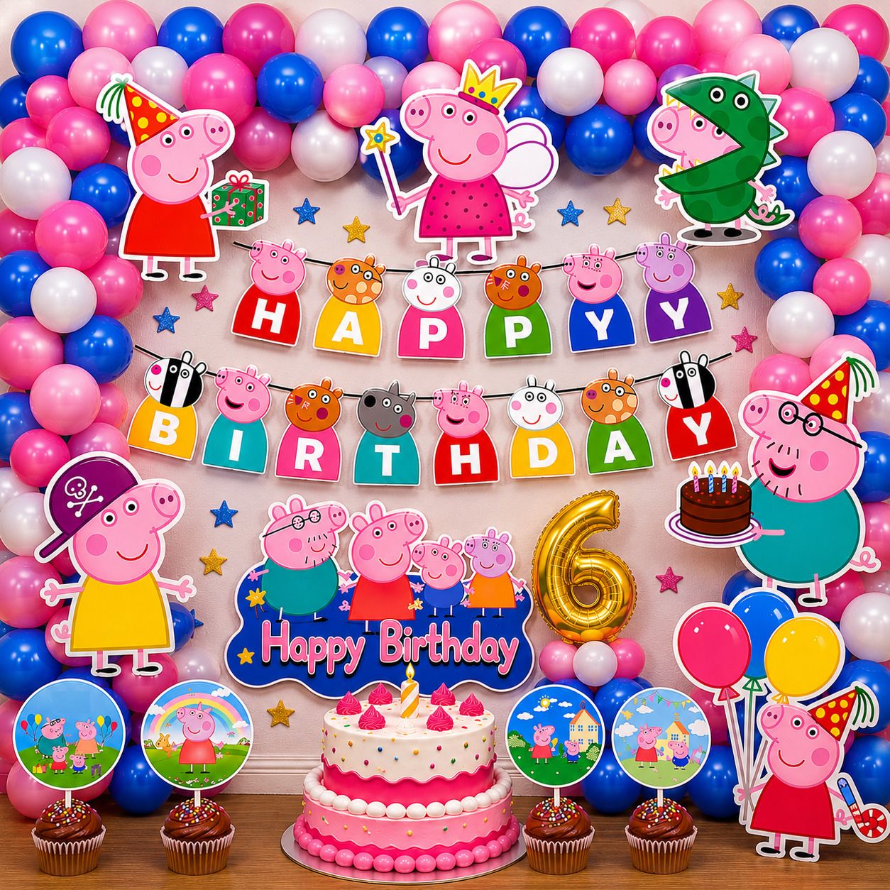 partyjoy Peppa Pig Theme Decoration Kit-picture-14