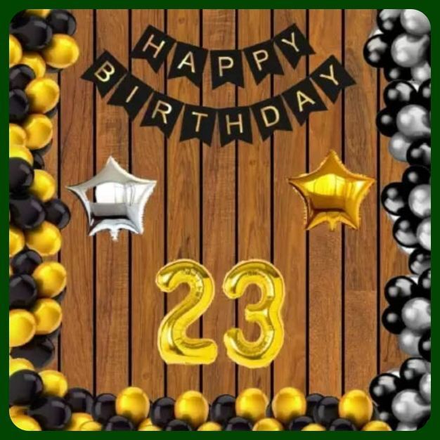acril Birthday Party Decoration Combo Set For Celebration A135-picture-31