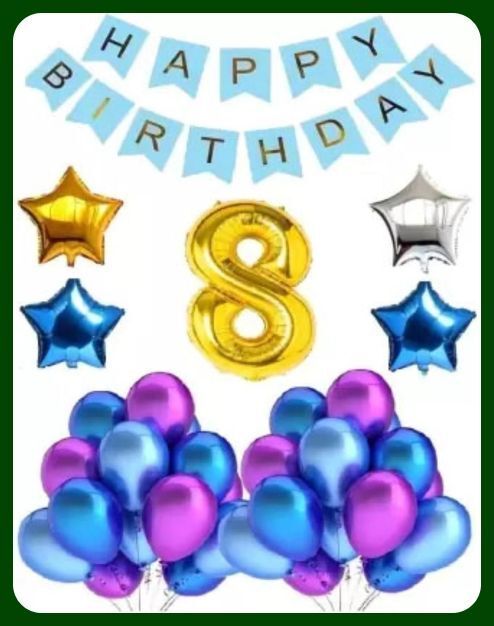 acril Birthday Party Decoration Combo Set For Celebration A3-picture-19
