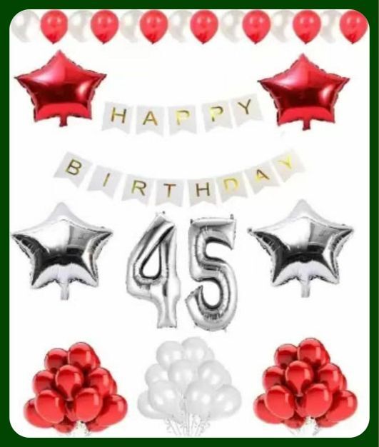 acril Birthday Party Decoration Combo Set For Celebration A366-picture-13