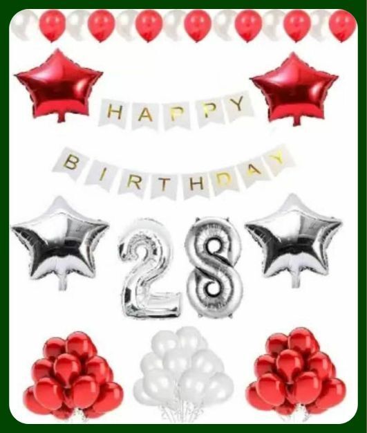 acril Birthday Party Decoration Combo Set For Celebration A561-picture-26