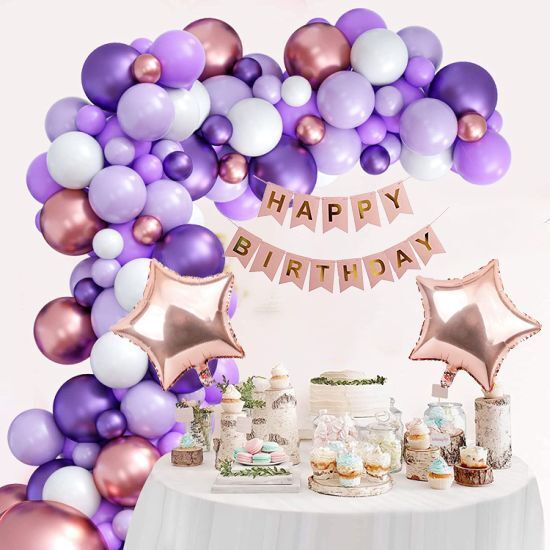 pbbs pink balloons theme birthday decorations (fk-722)-picture-10