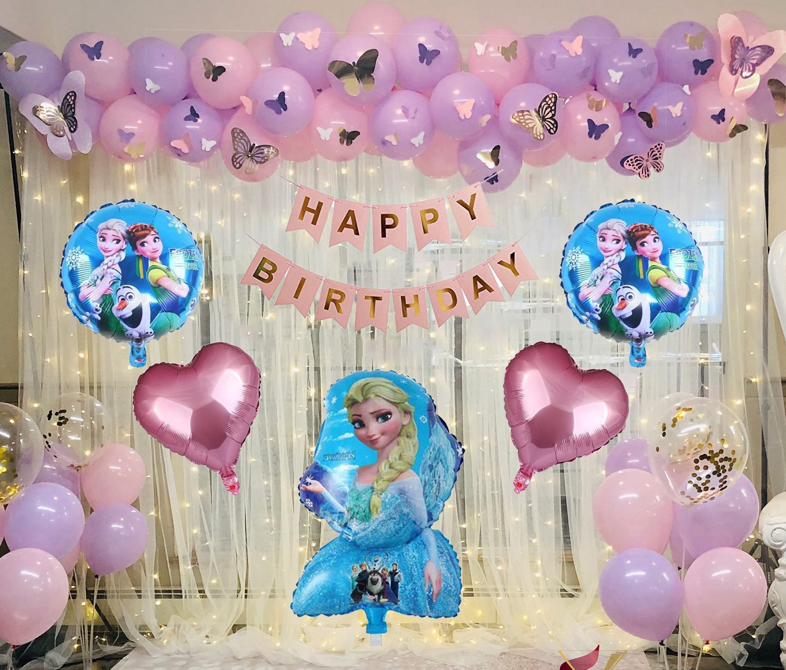 pbbs froen theme birthday decoration set (fk-1027)-picture-6