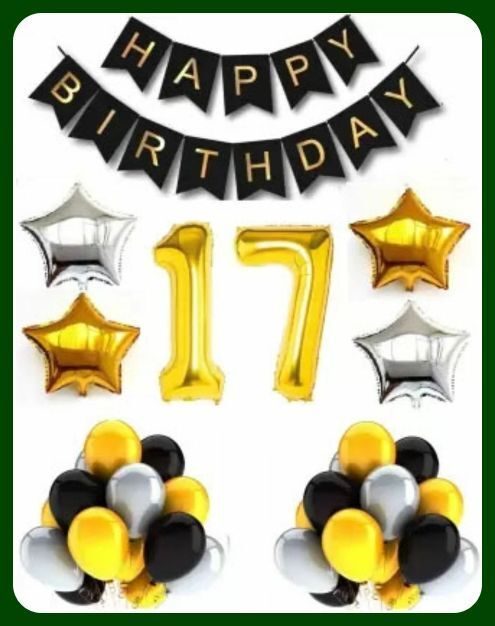 acril Birthday Party Decoration Combo Set For Celebration A133-picture-7
