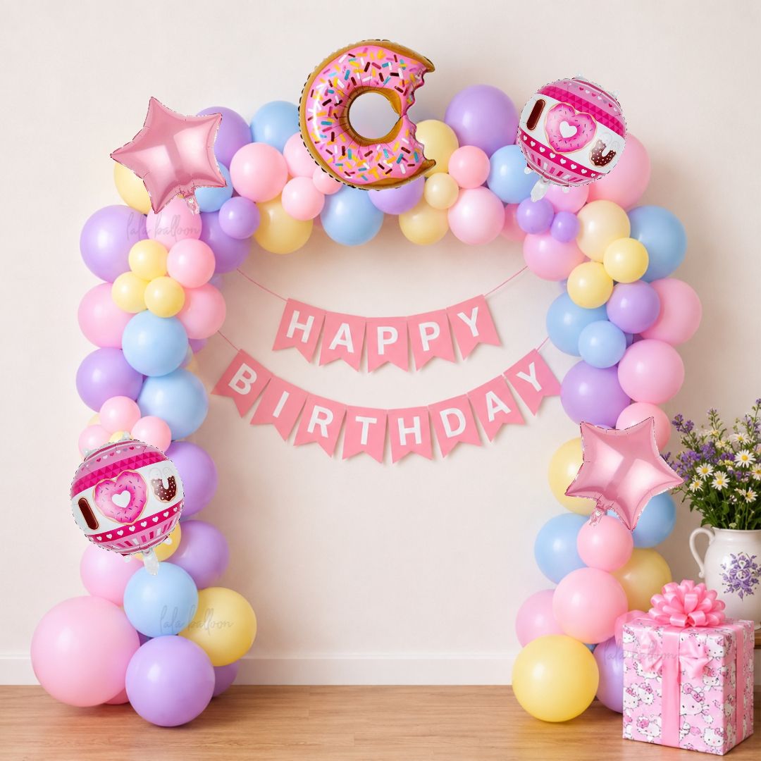 sqe MULTI PASTEL THEME BALLOON DONUT-picture-8