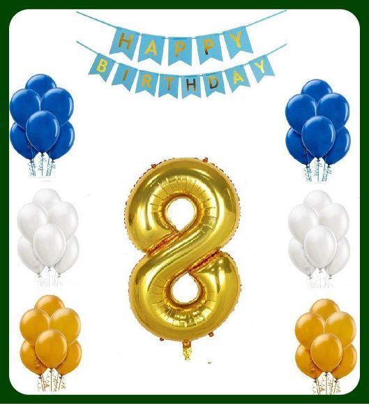 acril Birthday Party Decoration Combo Set For Celebration A790-picture-44