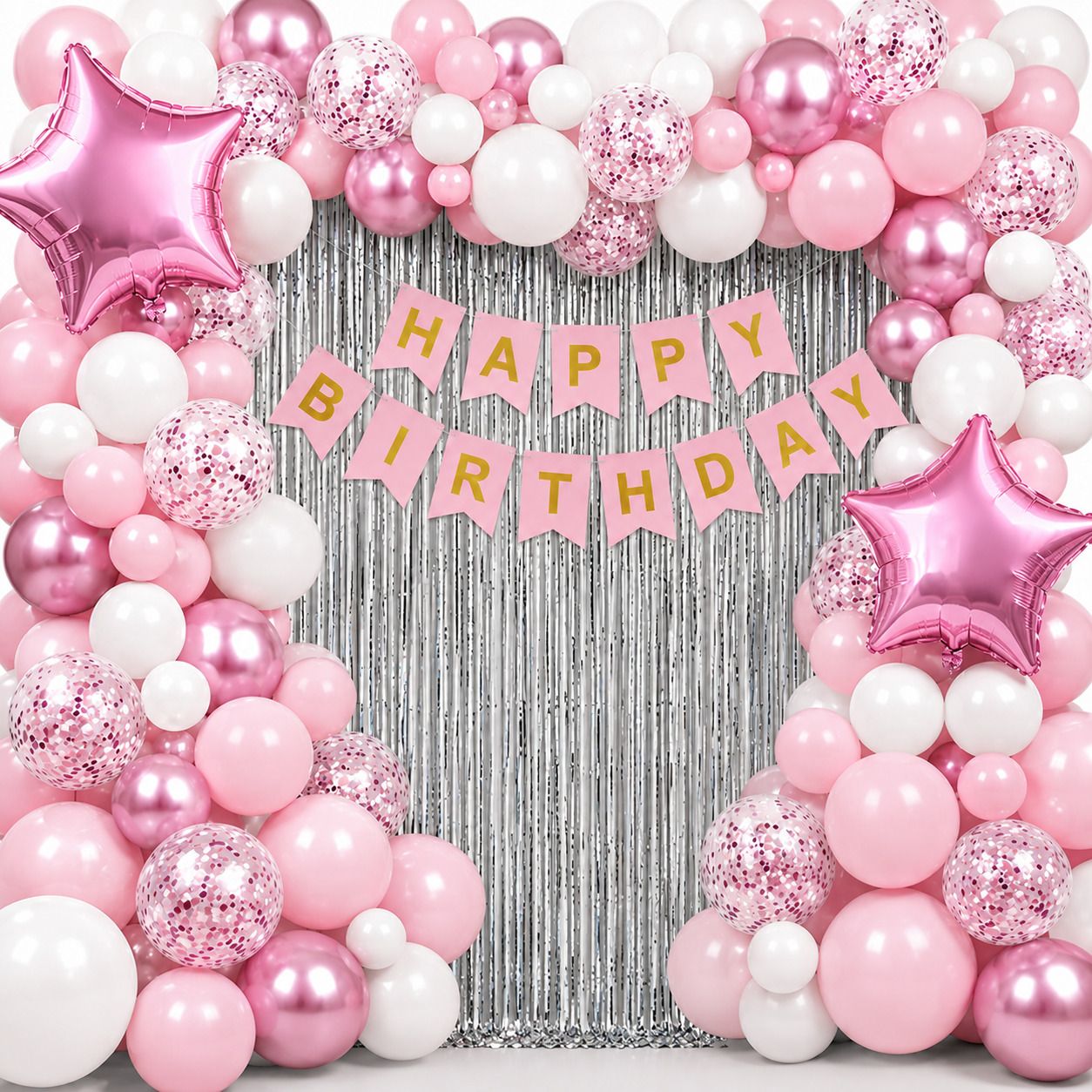 Happy Birthday Party Decoration Combo Kit For Girl Special-image-13