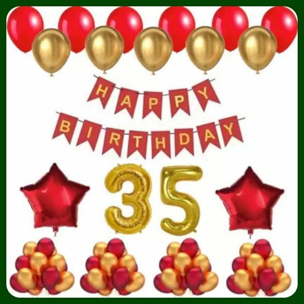 acril Birthday Party Decoration Combo Set For Celebration A83-picture-20